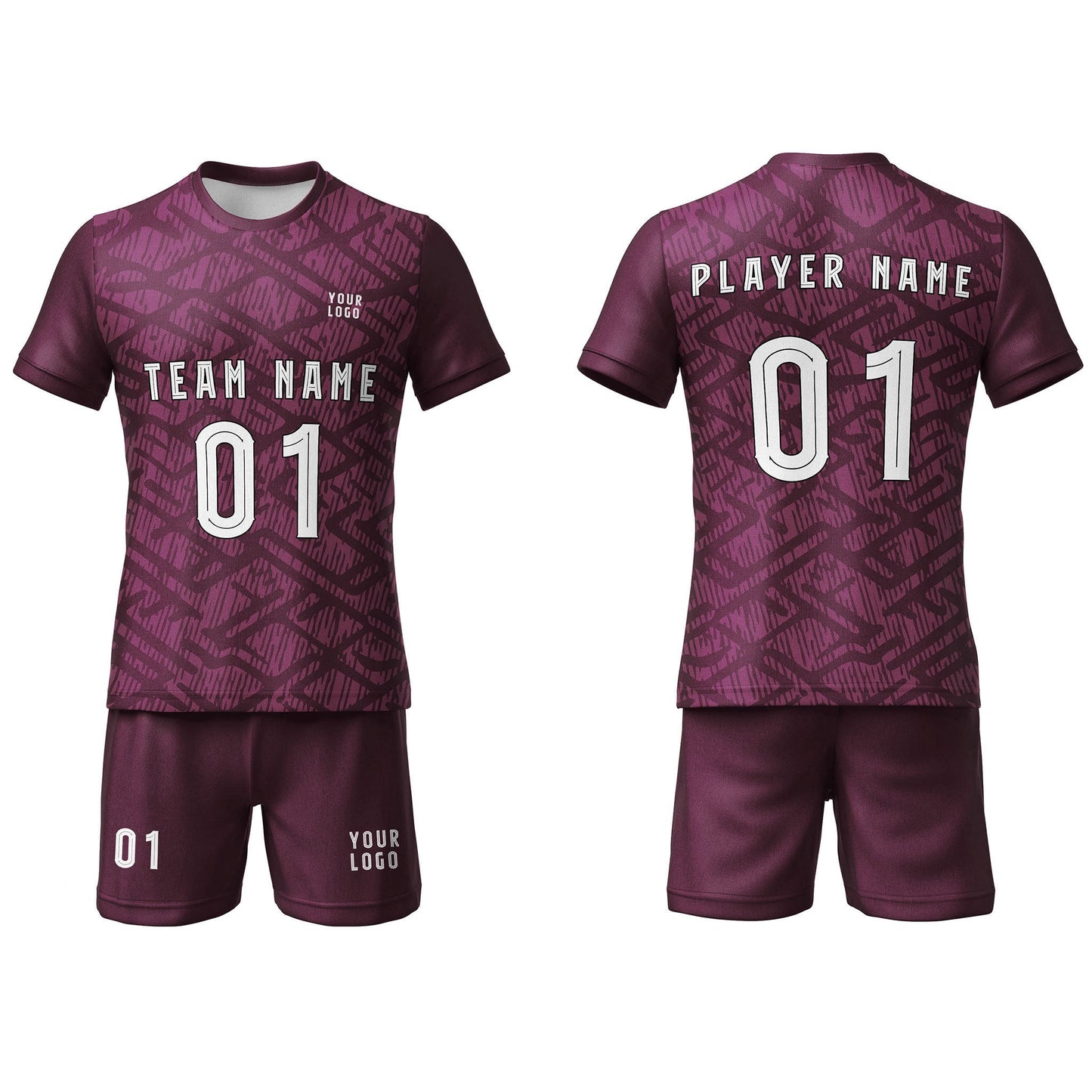 Custom Soccer Uniform - Pattern Design - Personalized Team Kit