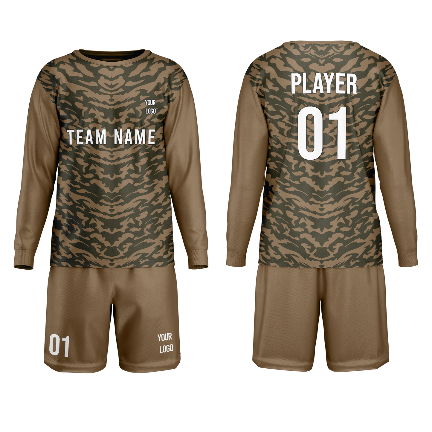 Custom Soccer Goalkeeper Uniform – Pattern - Personalized Kit