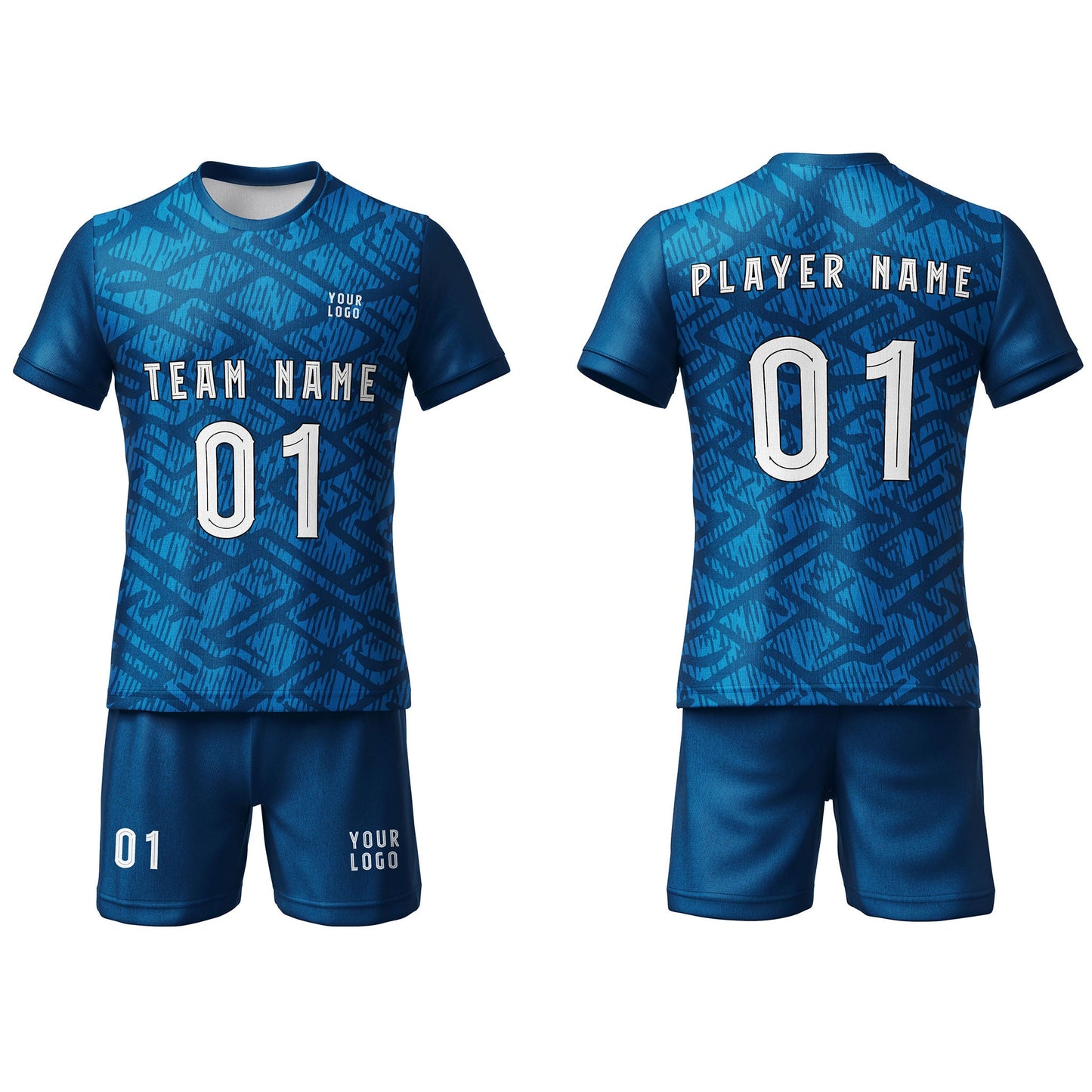 Custom Soccer Uniform - Pattern Design - Personalized Team Kit