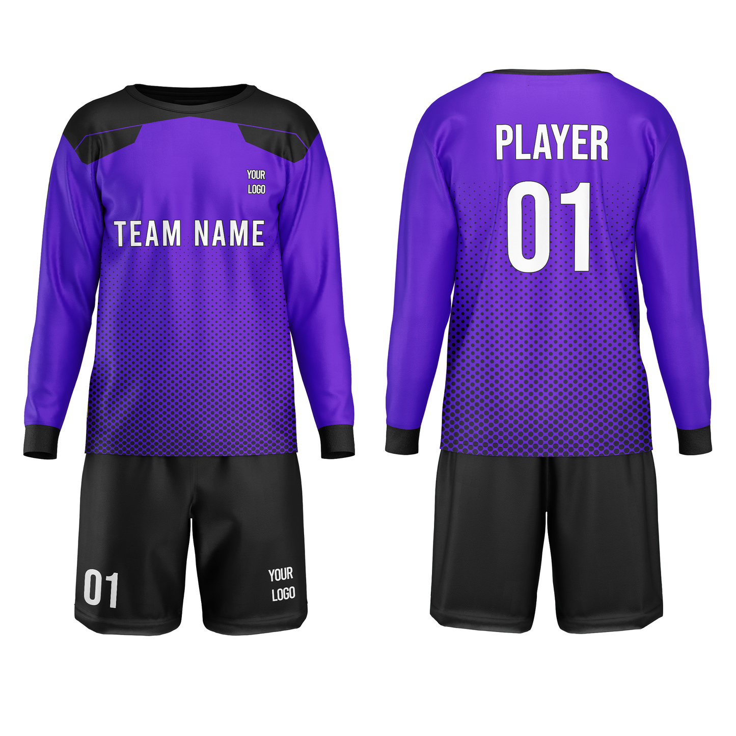 Custom Soccer Goalkeeper Uniform – Pattern – Personalized