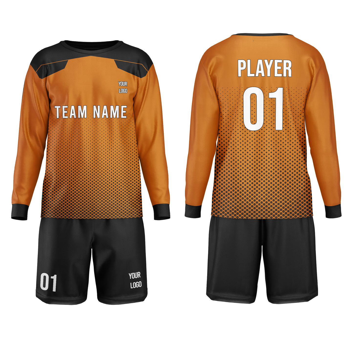Custom Soccer Goalkeeper Uniform – Pattern – Personalized