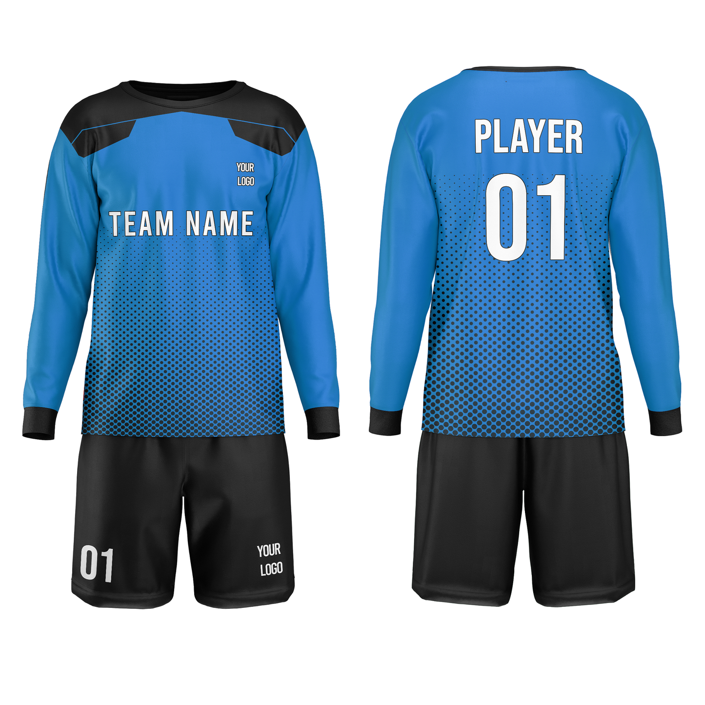 Custom Soccer Goalkeeper Uniform – Pattern – Personalized