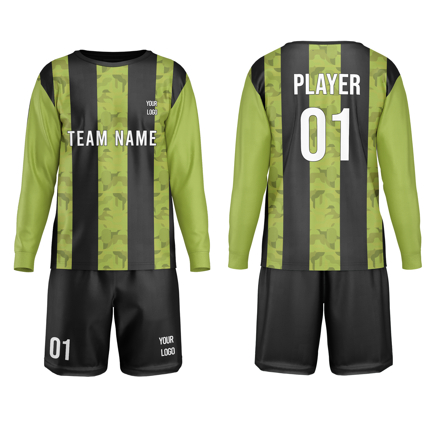 Custom Soccer Goalkeeper Uniform - Duo Stripe - Personalized