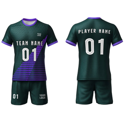 Custom Soccer Uniform - Accent Design - Personalized Uniform