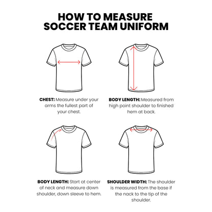 Custom Soccer Uniform – Stripe Design – Personalized Team Kit