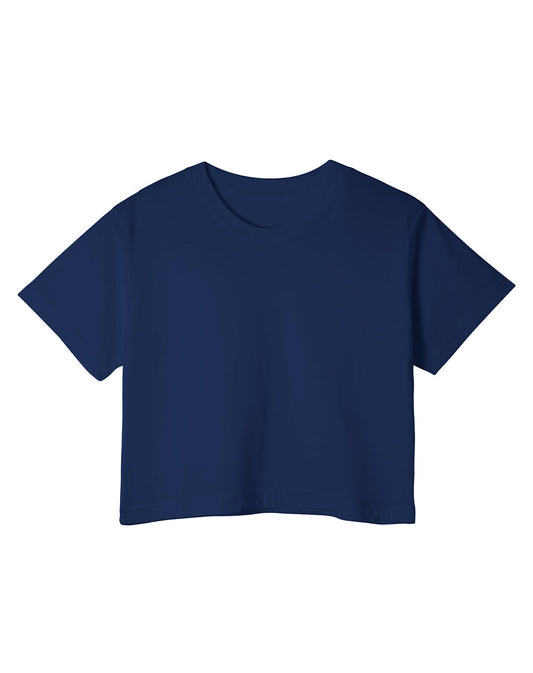 Custom Women Crop-Top - Solid Tone - Personalized Halftee
