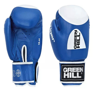 TIGER WITH TARGET Boxing Gloves – High-Quality Calfskin Genuine Leather