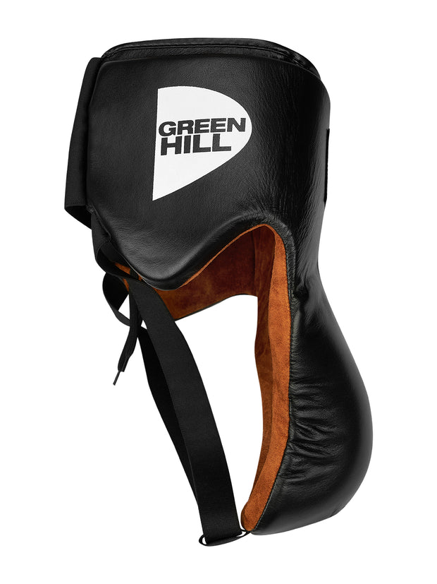 TAURUS Groin Guard – High-Quality Genuine Leather, Lace Closure, and Plastic Cup for Safety and Protection
