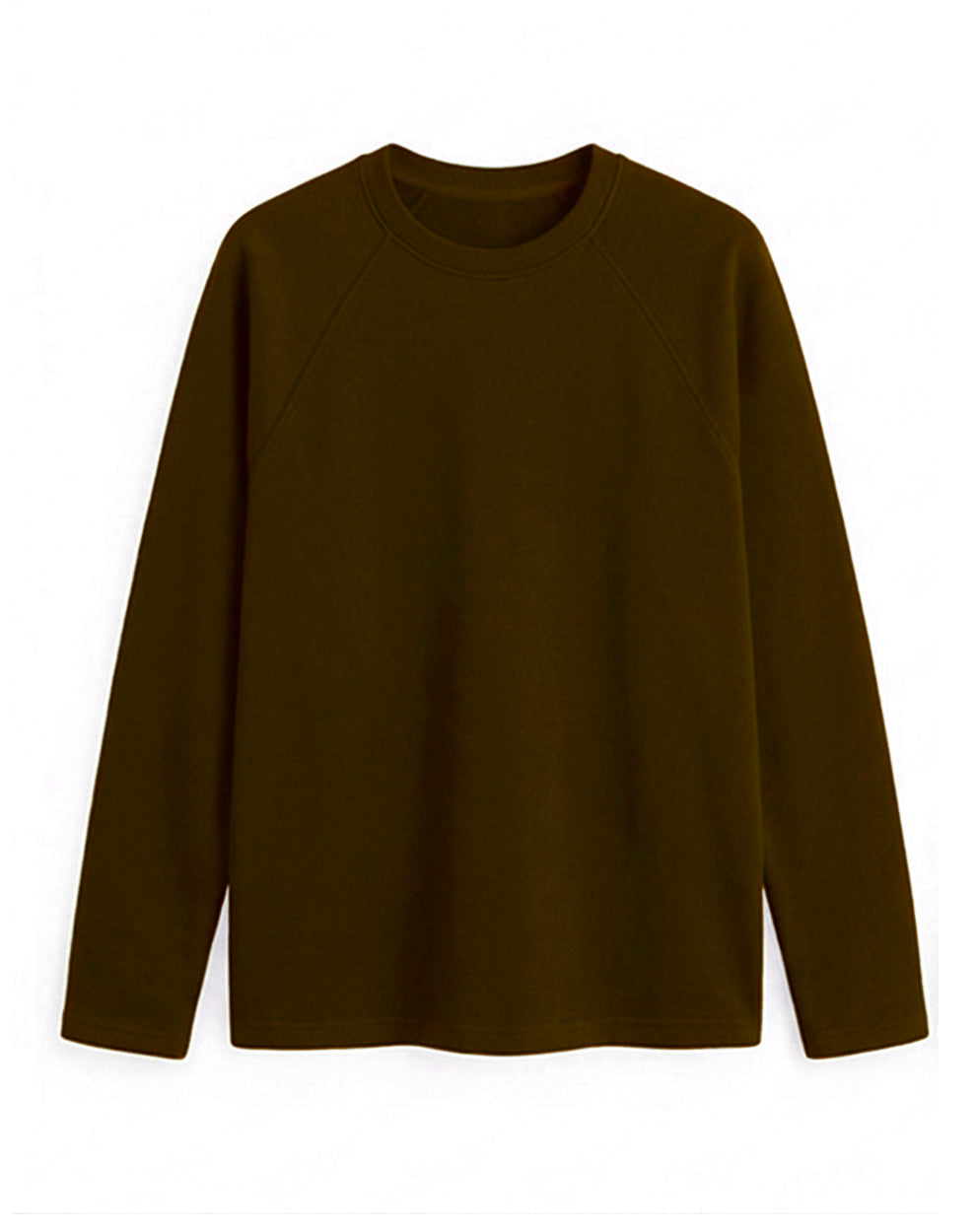 Custom Women Raglan Full Sleeves - Solid Color Personalized Tee