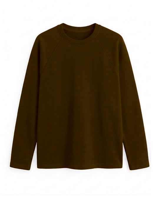 Custom Women Raglan Full Sleeves - Solid Color Personalized Tee